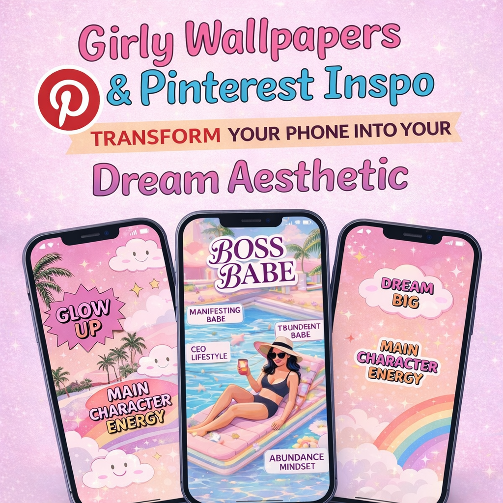 Girly Wallpapers & Pinterest Inspo: Transform Your Phone Into Your Dream Aesthetic